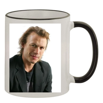 Heath Ledger 11oz Colored Rim & Handle Mug