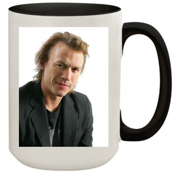 Heath Ledger 15oz Colored Inner & Handle Mug