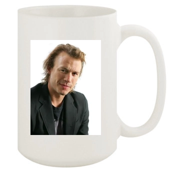 Heath Ledger 15oz White Mug