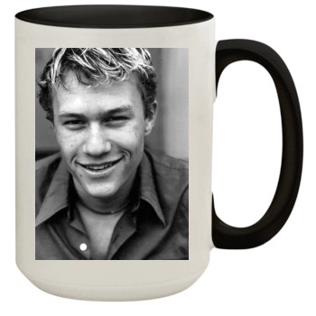 Heath Ledger 15oz Colored Inner & Handle Mug