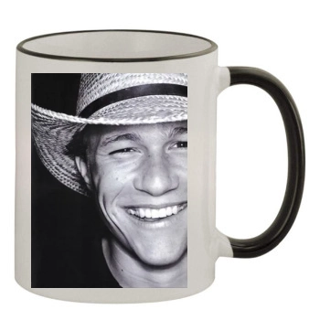 Heath Ledger 11oz Colored Rim & Handle Mug