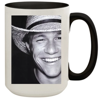 Heath Ledger 15oz Colored Inner & Handle Mug