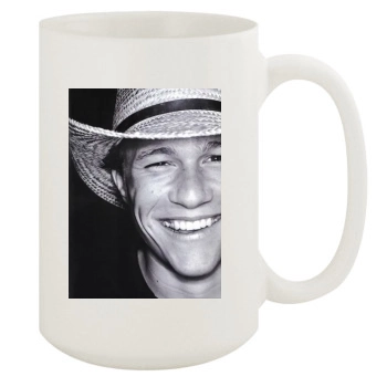 Heath Ledger 15oz White Mug