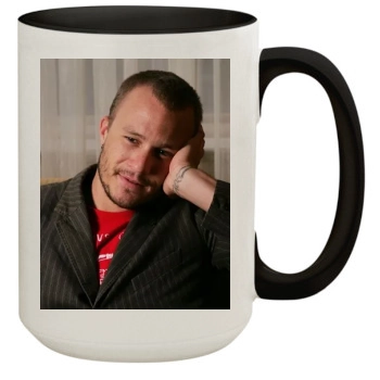 Heath Ledger 15oz Colored Inner & Handle Mug