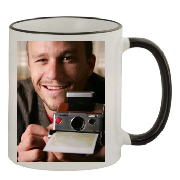 Heath Ledger 11oz Colored Rim & Handle Mug