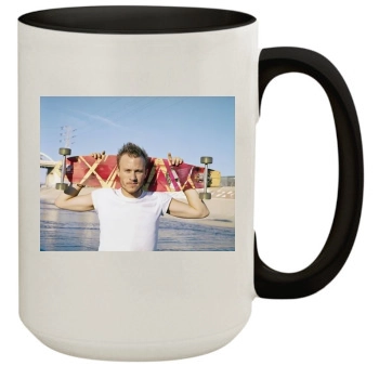 Heath Ledger 15oz Colored Inner & Handle Mug