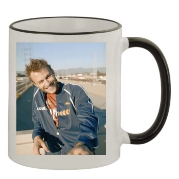 Heath Ledger 11oz Colored Rim & Handle Mug