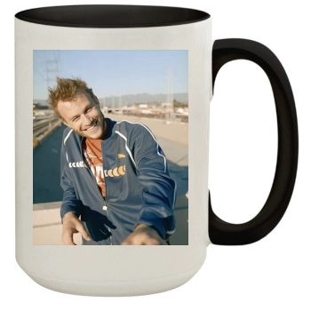 Heath Ledger 15oz Colored Inner & Handle Mug