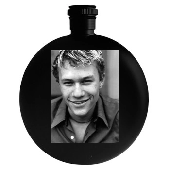 Heath Ledger Round Flask