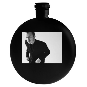 Heath Ledger Round Flask