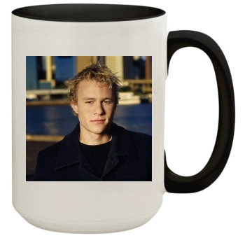 Heath Ledger 15oz Colored Inner & Handle Mug