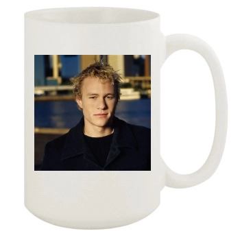 Heath Ledger 15oz White Mug