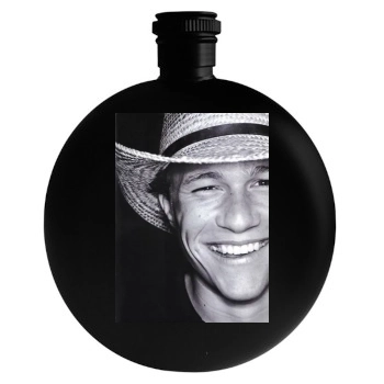 Heath Ledger Round Flask