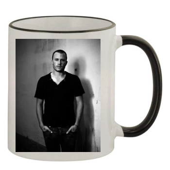 Heath Ledger 11oz Colored Rim & Handle Mug