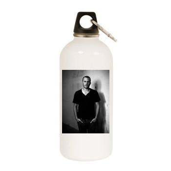 Heath Ledger White Water Bottle With Carabiner