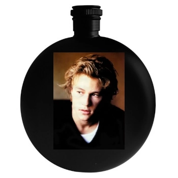 Heath Ledger Round Flask