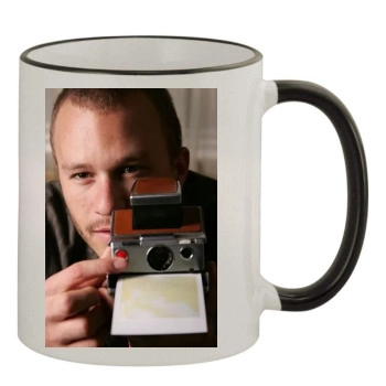 Heath Ledger 11oz Colored Rim & Handle Mug