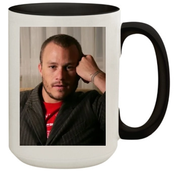 Heath Ledger 15oz Colored Inner & Handle Mug