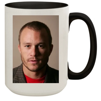 Heath Ledger 15oz Colored Inner & Handle Mug