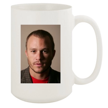 Heath Ledger 15oz White Mug