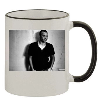 Heath Ledger 11oz Colored Rim & Handle Mug