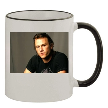 Heath Ledger 11oz Colored Rim & Handle Mug