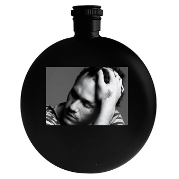 Heath Ledger Round Flask