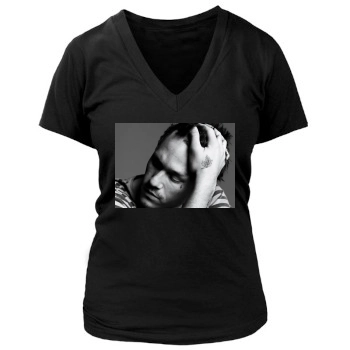 Heath Ledger Women's Deep V-Neck TShirt