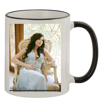 Sophia Bush 11oz Colored Rim & Handle Mug