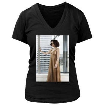 Sophia Bush Women's Deep V-Neck TShirt