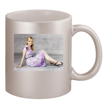 Heather Graham 11oz Metallic Silver Mug