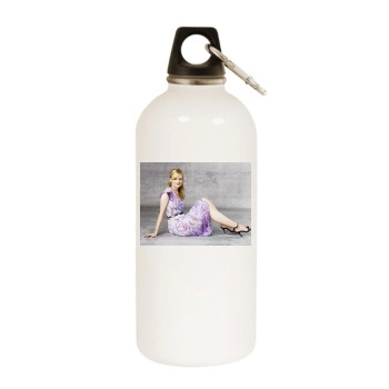 Heather Graham White Water Bottle With Carabiner