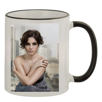 Sophia Bush 11oz Colored Rim & Handle Mug