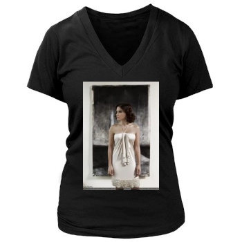 Sophia Bush Women's Deep V-Neck TShirt