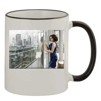 Sophia Bush 11oz Colored Rim & Handle Mug