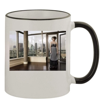 Sophia Bush 11oz Colored Rim & Handle Mug