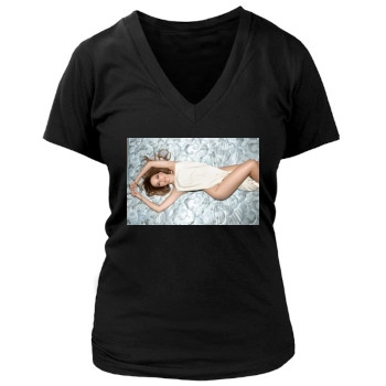 Sophia Bush Women's Deep V-Neck TShirt