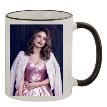 Sophia Bush 11oz Colored Rim & Handle Mug