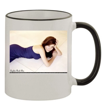 Sophia Bush 11oz Colored Rim & Handle Mug