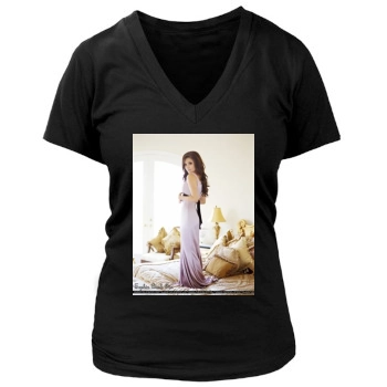 Sophia Bush Women's Deep V-Neck TShirt