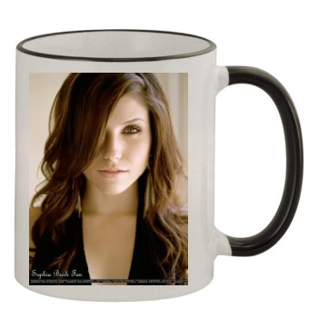 Sophia Bush 11oz Colored Rim & Handle Mug