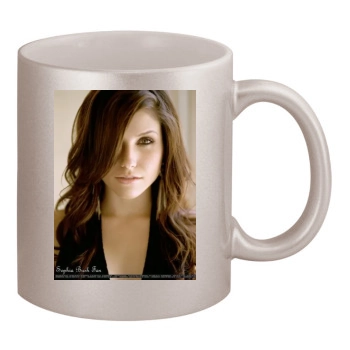 Sophia Bush 11oz Metallic Silver Mug