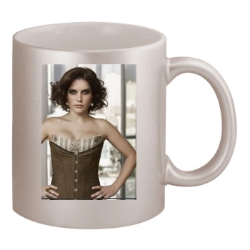 Sophia Bush 11oz Metallic Silver Mug