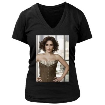 Sophia Bush Women's Deep V-Neck TShirt