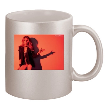 Sophia Bush 11oz Metallic Silver Mug