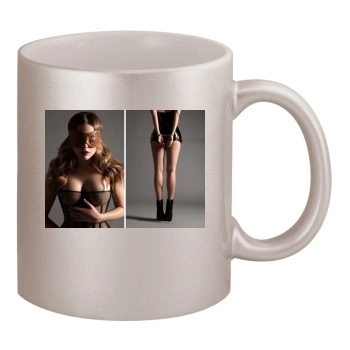 Sophia Bush 11oz Metallic Silver Mug