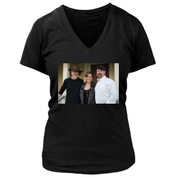 Sophia Bush Women's Deep V-Neck TShirt