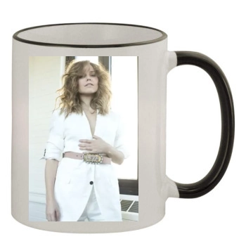 Sophia Bush 11oz Colored Rim & Handle Mug