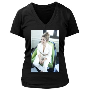 Sophia Bush Women's Deep V-Neck TShirt