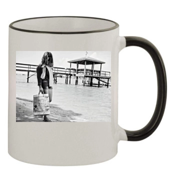 Sophia Bush 11oz Colored Rim & Handle Mug